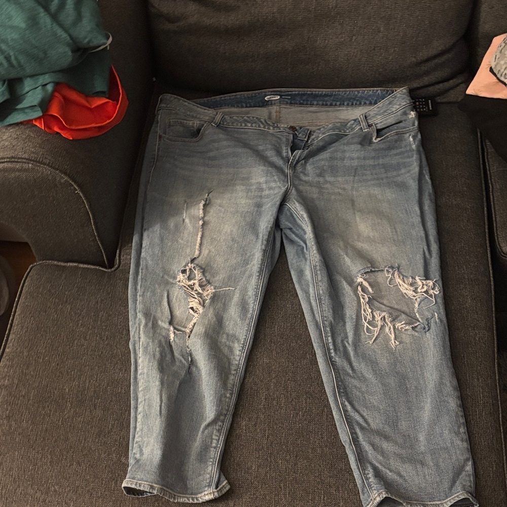 Old Navy Light Blue Boyfriend Jeans